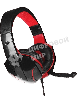 Гарнитура QUMO Dragon War Boinic чёрный, проводная, 3.5 мм
