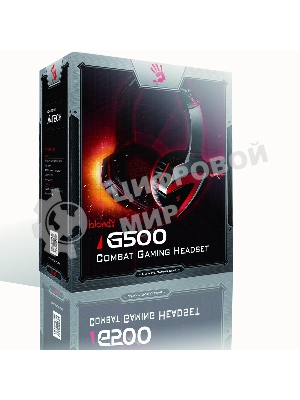 Гарнитура Bloody G500 чёрный, проводная, 3.5 мм