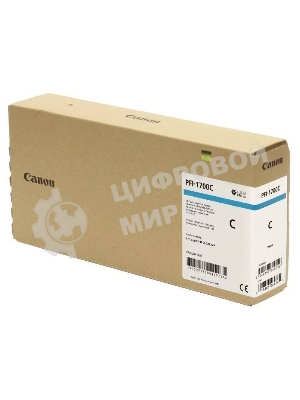 Картридж струйный Canon PFI-1700C голубой (700 мл) для Canon imagePROGRAF PRO-2000, PRO-4000, PRO-4000S, PRO-6000S