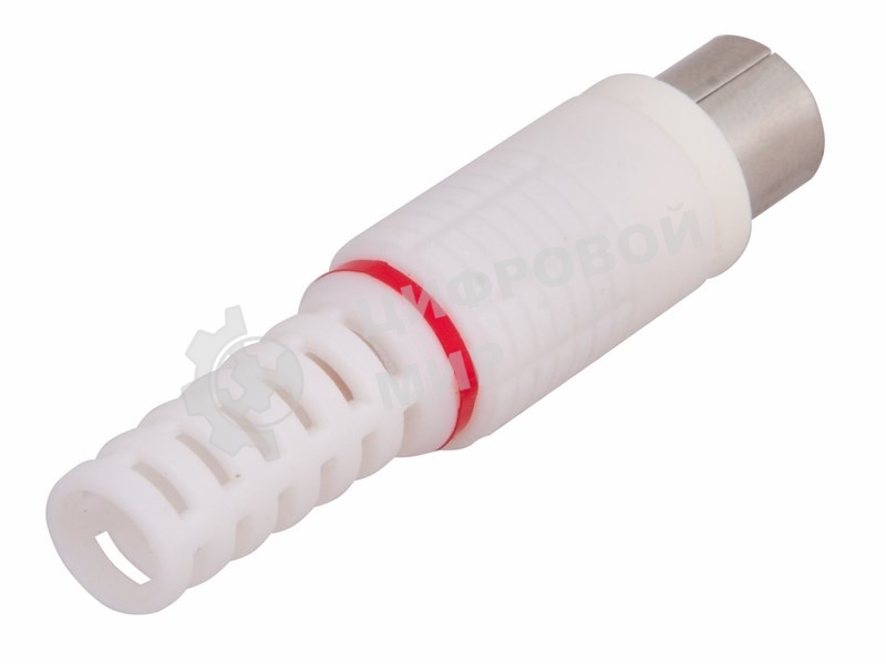 Разъем штекер TV PROconnect без пайки белый