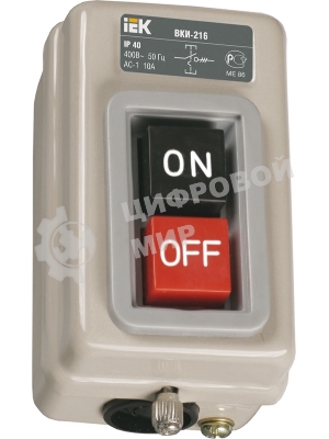 Выключатель ВКИ-211 6А 230/400В IP40 IEK KVK10-06-3