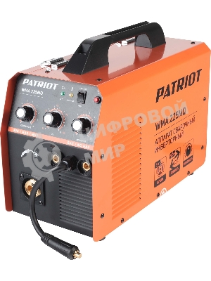 Сварочный аппарат PATRIOT WMA 225MQ (605301755) инверторный mig/mag/mma стальной и флюс. провлокой