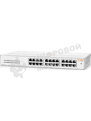 Коммутатор HPE Aruba Instant On 1430 24G, 24×1 Гбит/с, неуправляемый