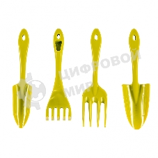 Набор садового инструмента Palisad полипропиленовый, 4 предмета,