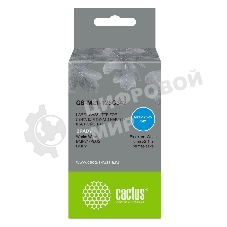 Картридж ленточный Cactus CS-M21-125C342 черный шрифт, белый фон (6 мм, 2.1 м) для Brady BMP21-PLUS, BMP21, BMP21-LAB