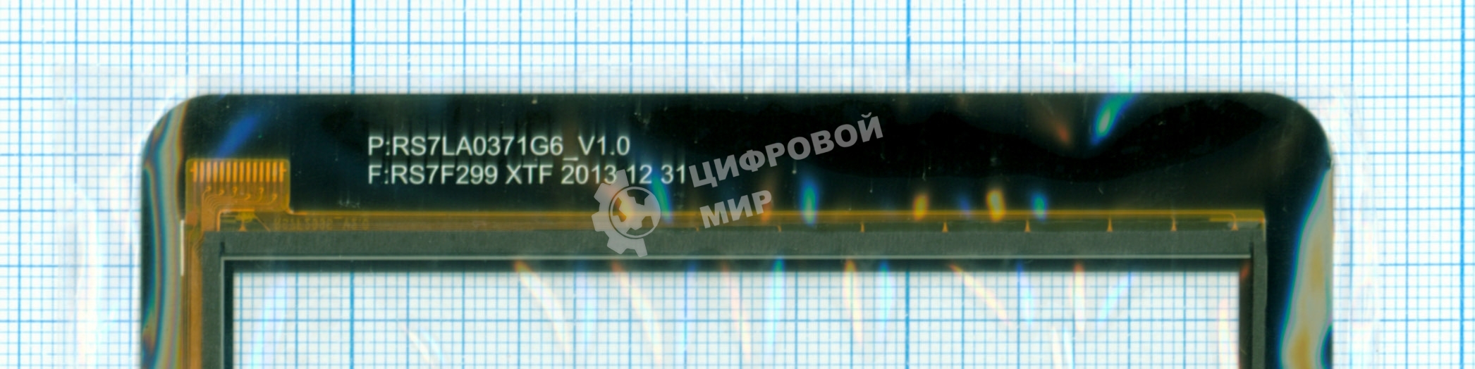 Сенсорное стекло (тачскрин) RS7F299D_V2.0, черное