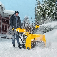 Бензиновая снегоуборочная машина SBL 711DT PRO, 420cc, гусеницы, эл.старт, блок. дифф. Denzel
