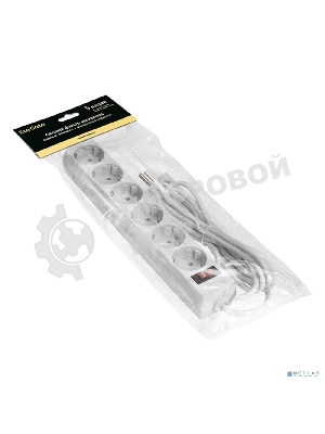 Сетевой фильтр ExeGate EX221229RUS SP-6-5W (6 розеток, 5 м, евровилка, белый)