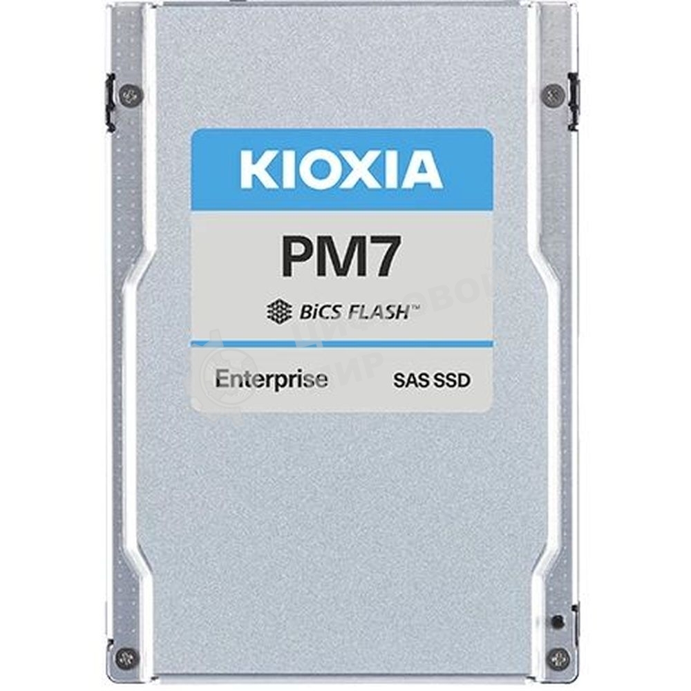 Накопитель SSD KIOXIA PM7-R, 1920Gb, SAS 24G, U.2, R/W 4200/3400, IOPS 720K/155K