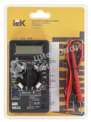 Мультиметр IEK TMD-2S-832 цифровой Universal M832