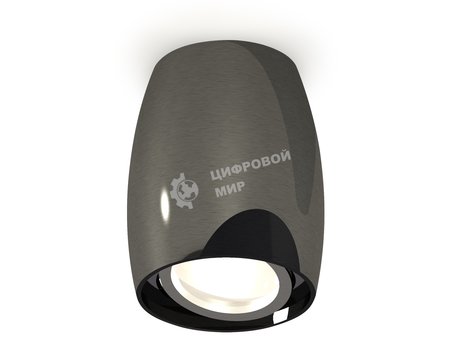 Светильник Ambrella Light XS1123001 DCH/PSL черный хром/серебро полированное MR16 GU5.3 (C1123, N7003)