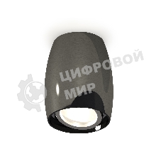 Светильник Ambrella Light XS1123001 DCH/PSL черный хром/серебро полированное MR16 GU5.3 (C1123, N7003)