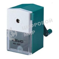 Точилка для карандашей механическая Kw-Trio 305Agrn, 1 отверстие, 8мм пластик, зеленый