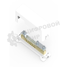 Шина уравнивания потенциалов ДКС NE1001 10х4-25кв.мм 1х50кв.мм 1х4х30мм с пласт. опорой