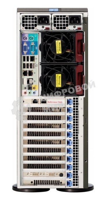 Серверная Платформа SuperMicro 7049GP-TRT - 4U/Tower GPU Server - 8x SATA - Dual 10-Gigabit Ethernet - 2200W Redundant