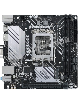 Материнская плата ASUS PRIME H610I-PLUS D4-CSM, LGA1700, Intel H610, 2xDDR4, 4xSATA, 1xM.2, 1xPCIe 4.0 x16, DisplayPort, HDMI, D-Sub, 1x1Gb LAN, 3x3.5 мм, 7.1, mini-ITX
