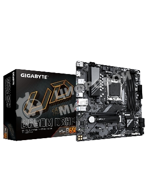 Материнская плата Gigabyte B650M D3HP, AM5, AMD B650, 4xDDR5, 4xSATA, 2xM.2, 1xPCI-E 4.0 x16, 1xPCI-E x1, 1xHDMI, 2xDP, 1x 2.5Gb LAN, 3xUSB-A 3.2 Gen 1, 2xUSB-A 2.0, 1xUSB-C 3.2 Gen 1, 3x3.5 мм, 7.1, Micro-ATX