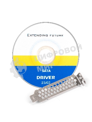 Контроллер ExeGate EXE-510 (PCI-E x4, SATA3 6Gb/s, 10 int, ASMedia Chipset ASM1166+JMB575)