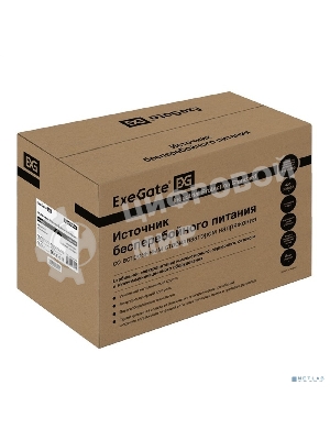 Источник бесперебойного питания ExeGate EX292801RUS SpecialPro UNB-1600.LED.AVR.2SH.3C13 1600VA/950W, LED, AVR, 2*Schuko+3*C13, съемн.кабель, металлический корпус, черный