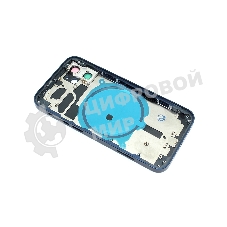 Задняя крышка (корпус) в сборе с рамкой для Apple iPhone 12 Mini синяя