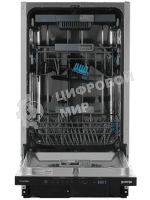 Встраиваемая посудомоечная машина Gorenje GV572D10, черный, 44.8 см, 11 компл., 44 дБ, класс A+++