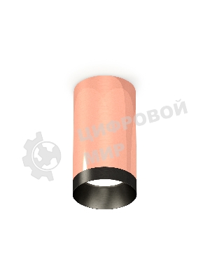 Светильник Ambrella Light XS6326004 PPG/PBK золото розовое полированное/черный полированный MR16 GU5.3 (C6326, N6131)