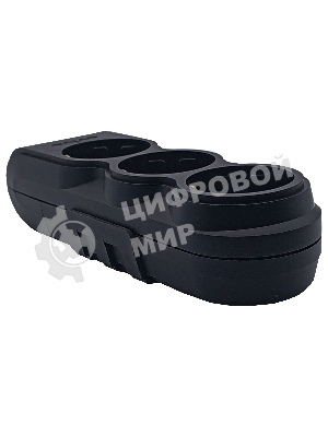Ovivo Колодка 3-местн. с/з черная 700-080000-113