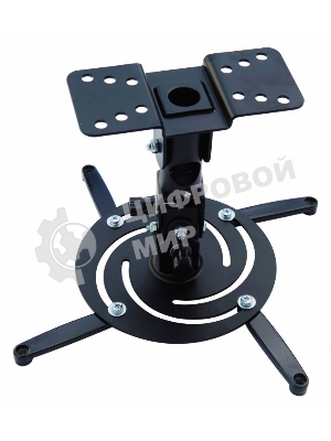 Кронштейн для проектора Cactus CS-VM-PR04-BK черный макс.10кг настенный и потолочный поворот и наклон