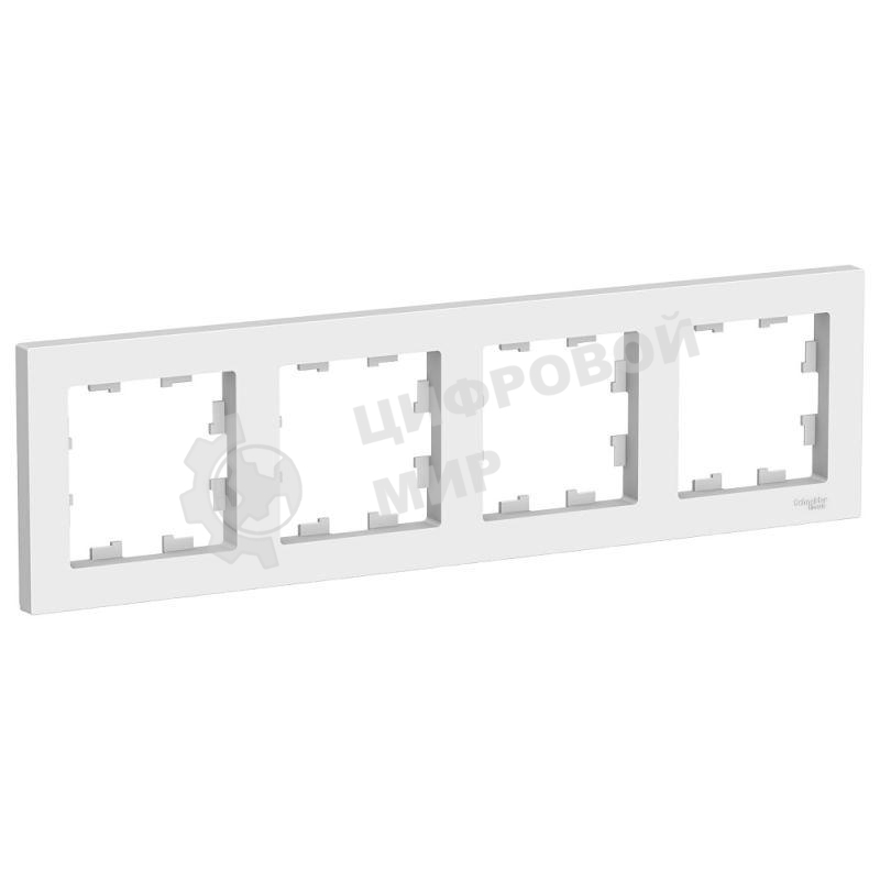 Рамка 4-м AtlasDesign универс. белый