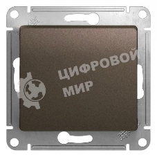 Механизм выключателя 1-кл. СП GLOSSA 10А IP20 10AX шоколад SchE GSL000811