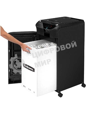 Шредер Fellowes AutoMax 550C (секр.P-4)/фрагменты/550лист./83лтр./скрепки/скобы/пл.карты/CD