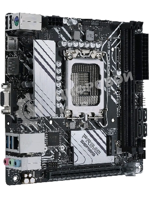 Материнская плата ASUS PRIME H610I-PLUS D4-CSM, LGA 1700, Intel H610, 2xDDR4, 4xSATA, 1xM.2 PCIe 3.0 x4, 1xPCIe 4.0 x16, 1xHDMI, 1xDP, 1xVGA, 2xUSB-A 3.2 Gen 1, 2xUSB-A 2.0, 1x 1Gb LAN, 3x3.5 мм, 7.1, Mini-ITX