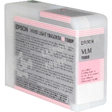 Картридж струйный Epson C13T580B00 светло-пурпурный (80мл)