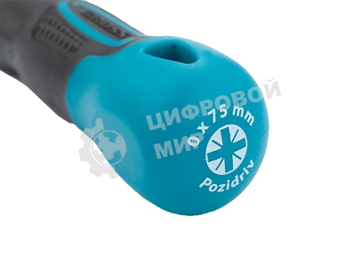 Отвертка Gross 12155 PZ0 x 75 мм S2, трехкомпонентная ручка