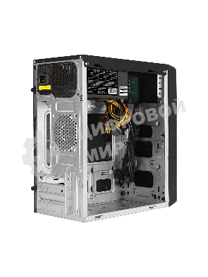 Компьютерный корпус Minitower ExeGate mEVO-7805-XP600 (mATX, БП XP600 с вент. 12см, 2*USB+1*USB 3.0, аудио, черный, с 2*RGb подсветкой)