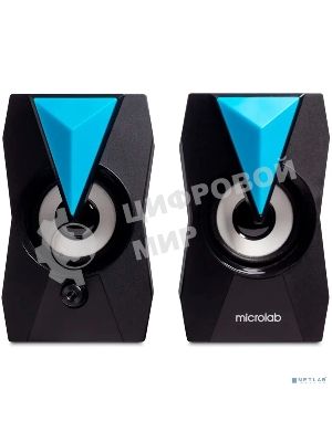 Акустическая система MICROLAB B22 черный 6 Вт RMS, Распределение мощности 3 Вт x2, Гармонические искажения: < 0,5% (1 Вт 1 кГц), Частотная характеристика: 120 Гц - 20 кГц, Соотношение сигнал/шум: > 65 дБ