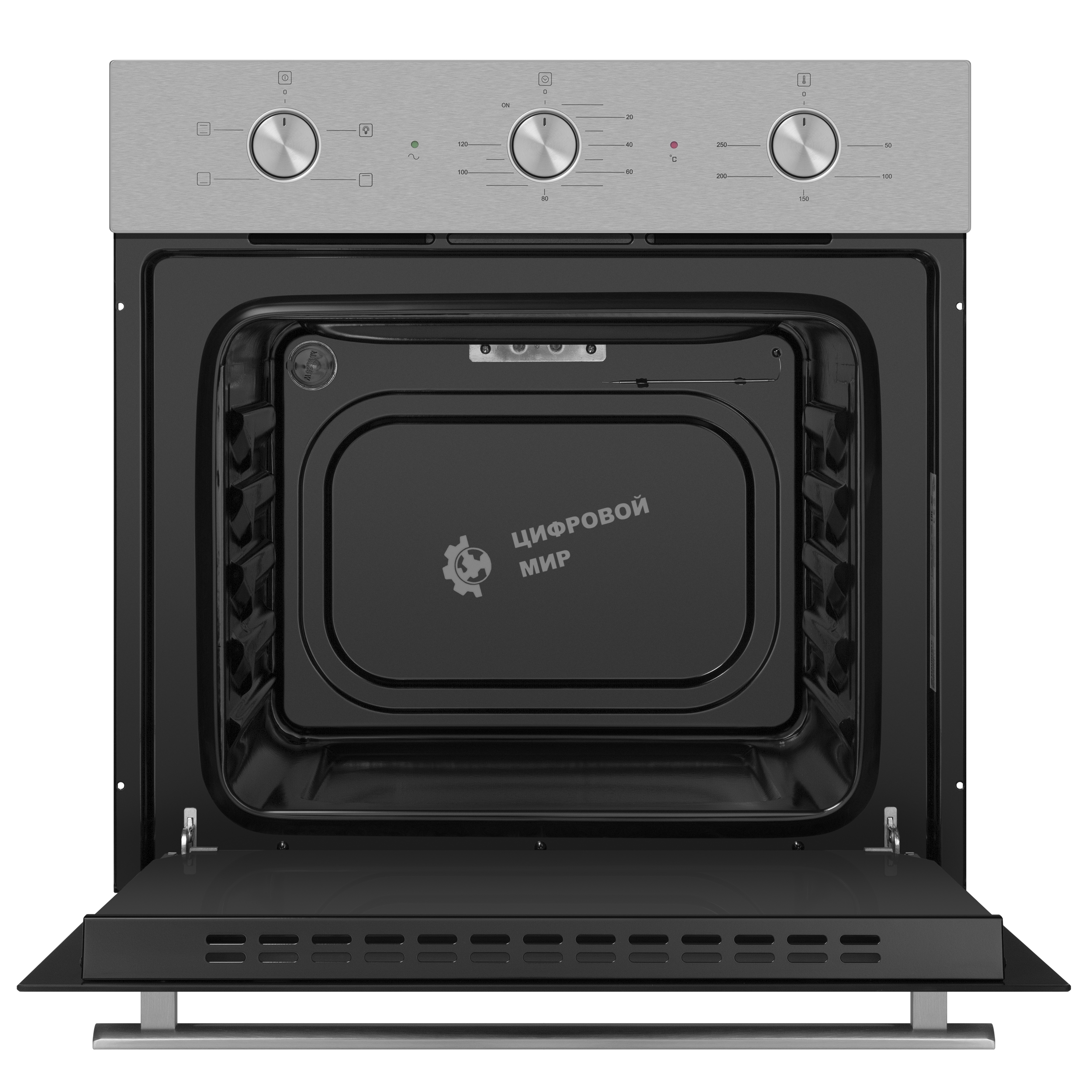 Шкаф духовой электрический Maunfeld AEOC6040S, 60л, дверца с 3 стеклами, нержавеющая сталь