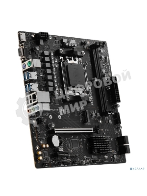 Материнская плата MSI PRO A620M-B, AM5, AMD A620, 2xDDR5, 4xSATA, 1xM.2 (PCIe 4.0 x4), 1xPCIe 4.0 x16, 1xPCIe 3.0 x1, 1xHDMI, 1xVGA, 1x2.5Gb LAN, 6xUSB-A 5Gbps, 6xUSB-A 2.0, 3x3.5 мм, 7.1, mATX