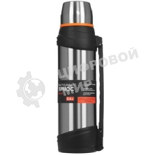 Термос Lara LR04-63 2,4 л нержавеющая сталь, пищевой нейлон, пластмасса, силикон