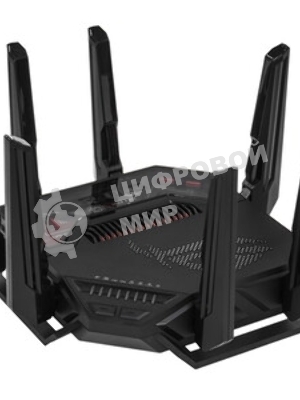 Маршрутизатор ASUS GT-BE19000, черный/красный, 90IG0850-MO9A0V