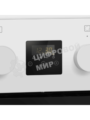 Плита электрическая Maunfeld MEC67CW08TD белый, конфорок 4 шт, духовка 59 л, 60 см x 85 см x 60 см
