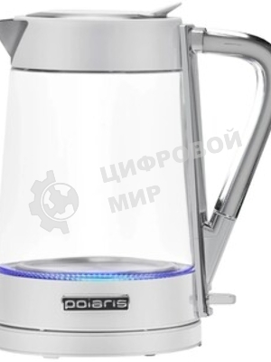 Чайник электрический Polaris PWK 1715 CGL Water Way Pro, Белый