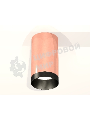 Светильник Ambrella Light XS6326004 PPG/PBK золото розовое полированное/черный полированный MR16 GU5.3 (C6326, N6131)