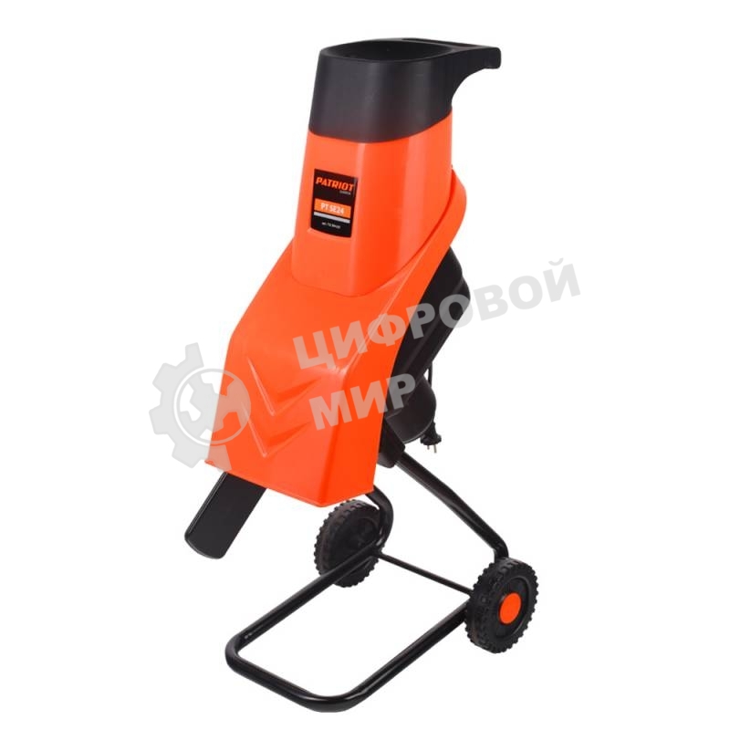 Садовый измельчитель PATRIOT PT SE24 732304620 Мощность дв. 2400Вт; 220В; скорость вращения 4500об/мин; макс. диаметр измельчения 40мм