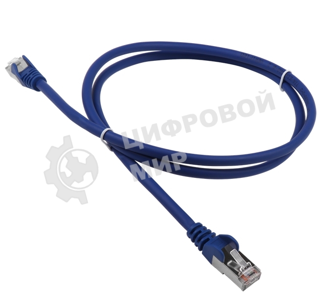 Патч-корд Lanmaster LSZH FTP кат.5e, 1.0 м, синий