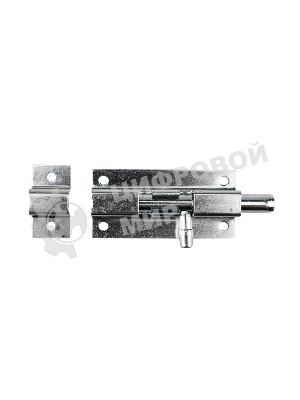 Задвижка накладная ЗТ-60 Цинк ЧЕТЫРЕ СЕЗОНА