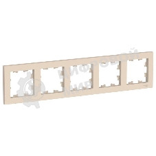 Рамка 5-м ATLAS DESIGN универс. беж. SchE ATN000205