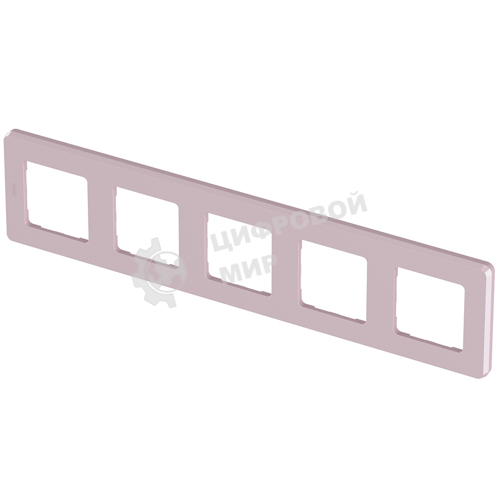 Рамка 5 постов розовый Inspiria