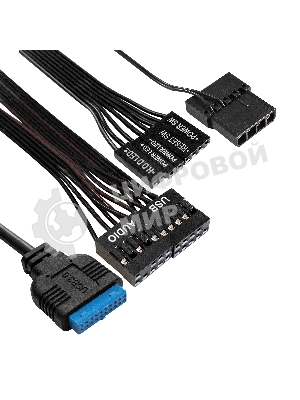 Компьютерный корпус Minitower ExeGate mEVO-7805-XP600 (mATX, БП XP600 с вент. 12см, 2*USB+1*USB 3.0, аудио, черный, с 2*RGb подсветкой)