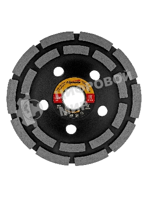 Чашка алмазная зачистная Sparta 125 мм, двухрядная